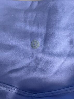 lululemon athletica Lavender Women's Activewear Top with Reflective Logo